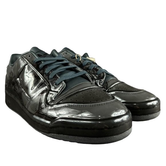 Adidas Men\'s Forum Low Chinese Porcelain Carbon Black Shoes IE4203 Size 12